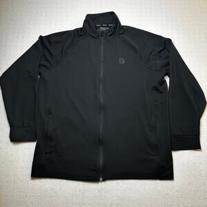 Bench Urbanwear Men’s Full Zip Athletic Jacket Black Size L Stretch
